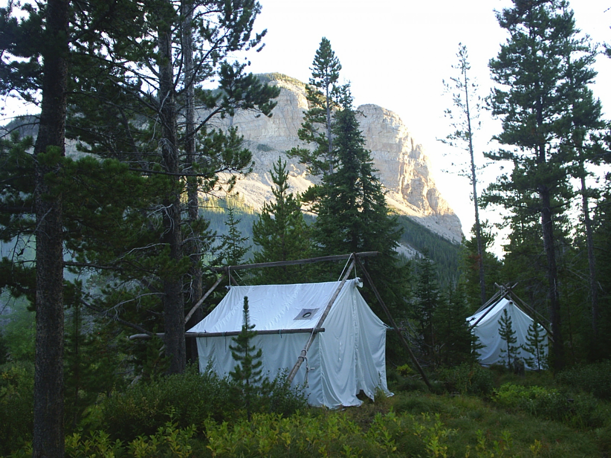 Early Elk Hunting Camp