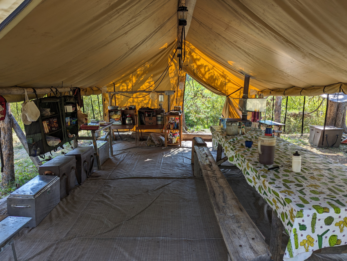 Gates Park Cook Tent