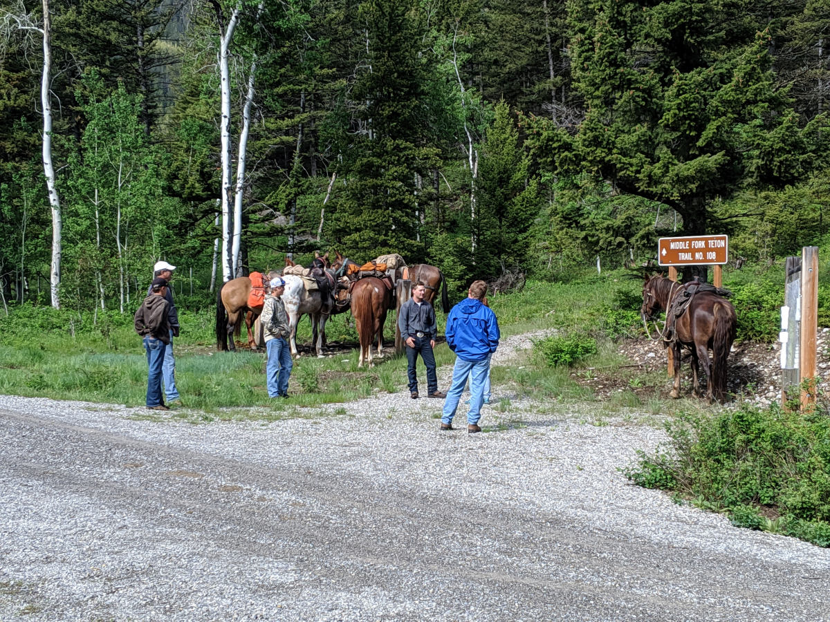 Middle Fork Teton Trailhead